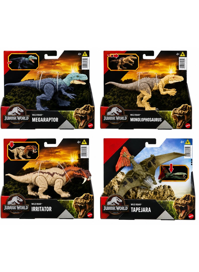 ألعاب مجموعة شخصيات الديناصورات من سلسلة Jurassic World Strike Attack