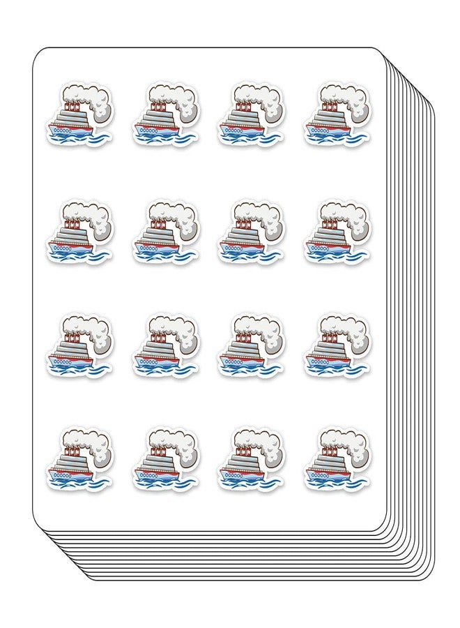 GUVSPTI Cruise Vacation Ship Planner Stickers, 0.5in Monthly Scrapbooking Arts Crafting 208-Pack - Image 1