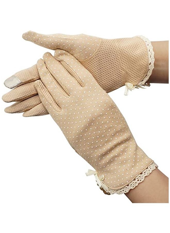 Umiwin Pair Women Sun Protective Gloves UV Protection Summer Sunblock Gloves Touchscreen Gloves For Driving Riding  - Image 3