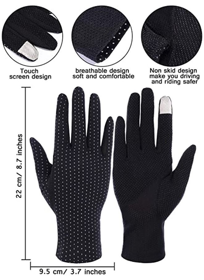 Umiwin Pair Women Sun Protective Gloves UV Protection Summer Sunblock Gloves Touchscreen Gloves For Driving Riding  - Image 5
