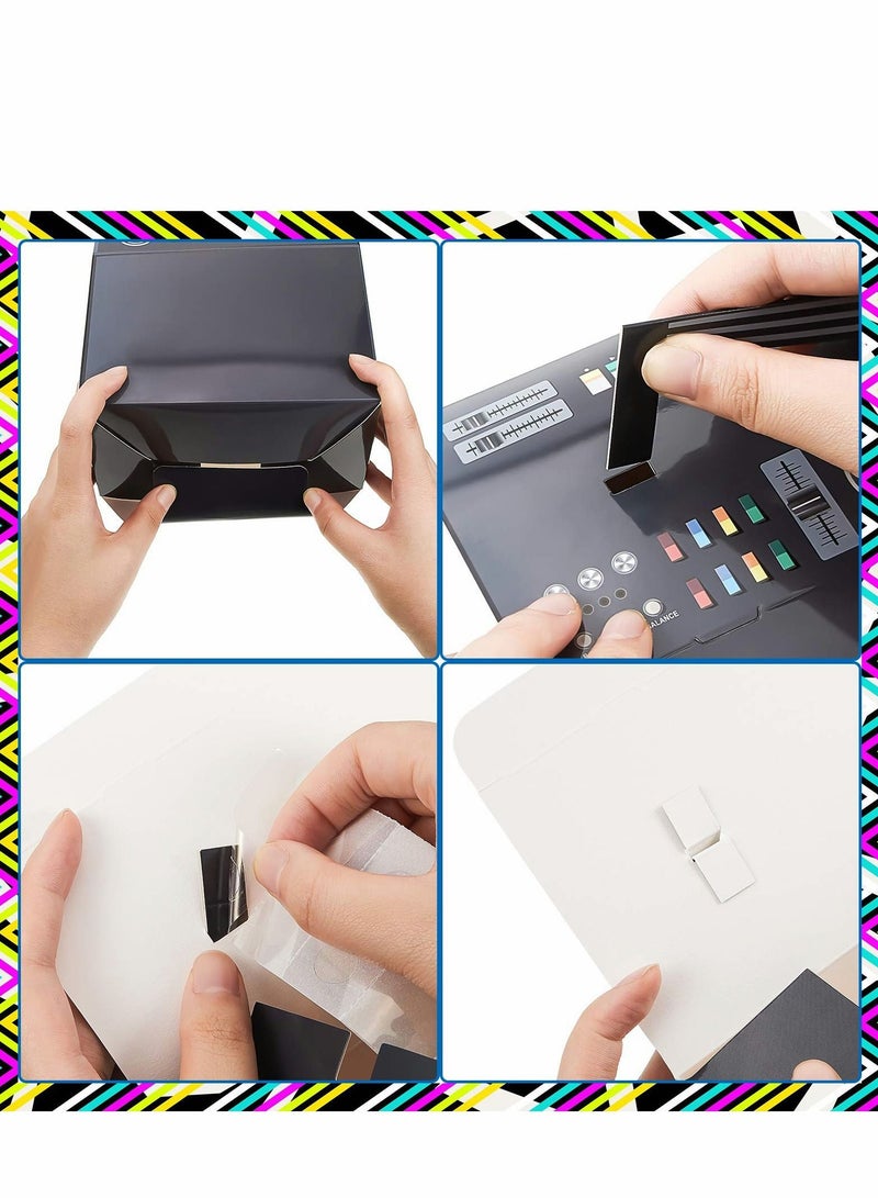 Excefore صناديق هدايا حفلات الثمانينات، زينة راديو قديم بوم تسعينات، لوازم هيب هوب، مركز طاولة لعيد ميلاد موسيقى 1980 - Image 5