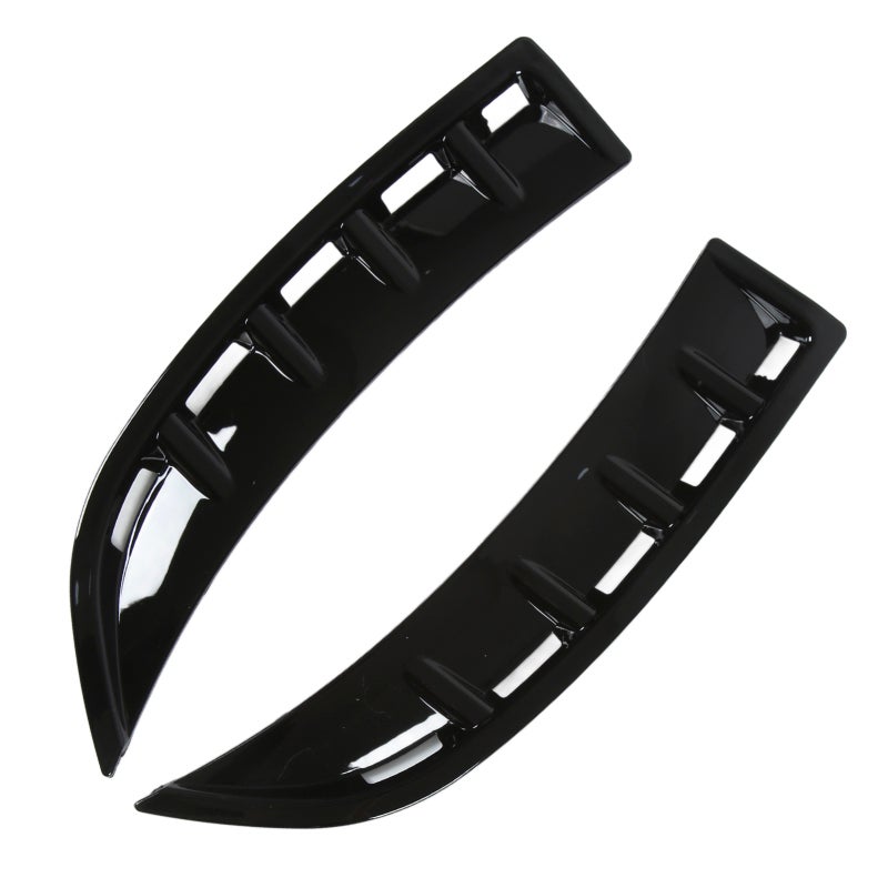 Front Bumper Canard Glossy Black Front Bumper Spoiler Canard - Scratch Protection Front Bumper Splitter Fins for Mercedes Benz CLA C118 AMG-Line 2020+ - Image 5