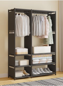 ALMUFARREJ Black Stylish and Durable Clothes Hanger and Organizer with Shelves  - Image 1