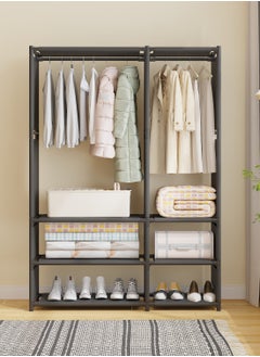 ALMUFARREJ Black Stylish and Durable Clothes Hanger and Organizer with Shelves  - Image 2