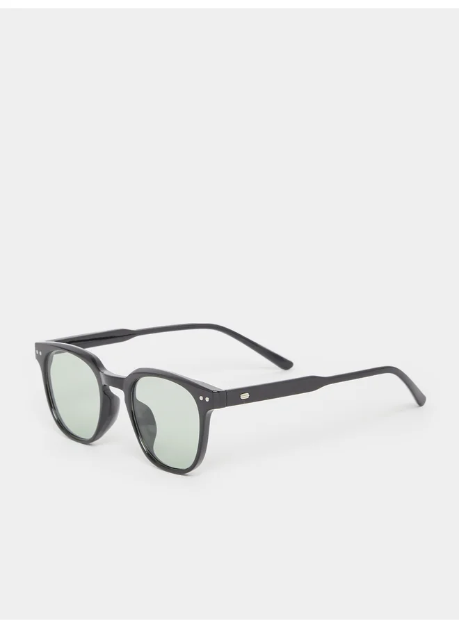 Styli Styli Solid Round Sunglasses