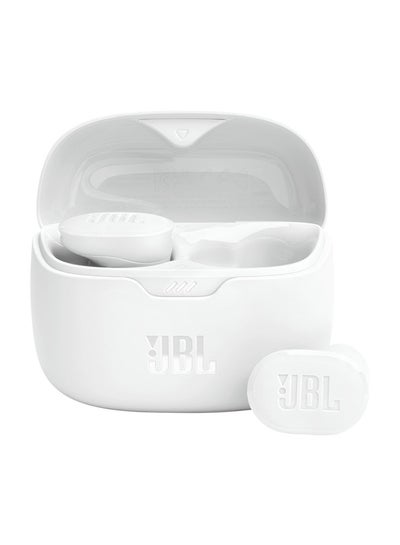 JBL Tune Buds True Wireless Noise Cancelling Earbuds Pure Bass Sound Bluetooth 5.3 Le Audio Active With Smart White