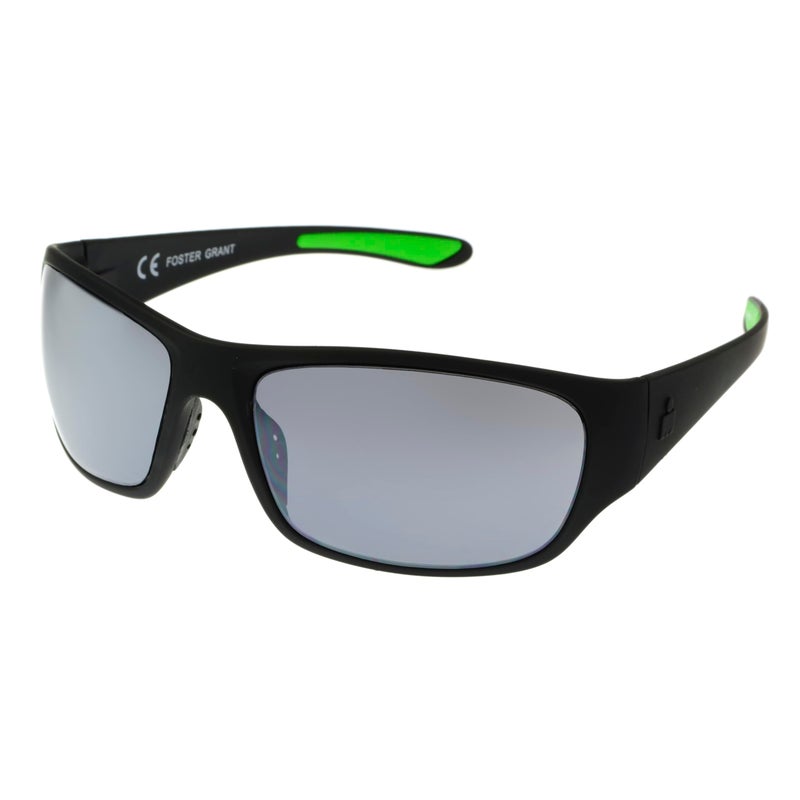 IRONMAN Men's Flex Sunglasses Wrap, Matte Black Rubberized, 62 mm - Image 4