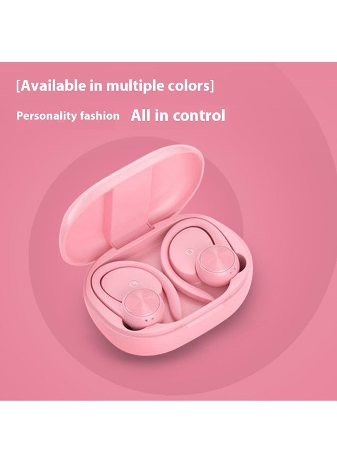 Letv Waterproof and Sweatproof Sports Bluetooth Headset with LED Digital Display Wireless Hanging Earphones Pink  - Image 3