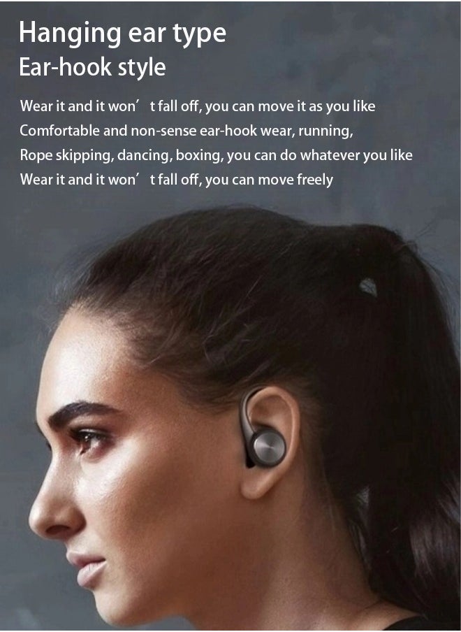 Letv Waterproof and Sweatproof Sports Bluetooth Headset with LED Digital Display Wireless Hanging Earphones Pink  - Image 5