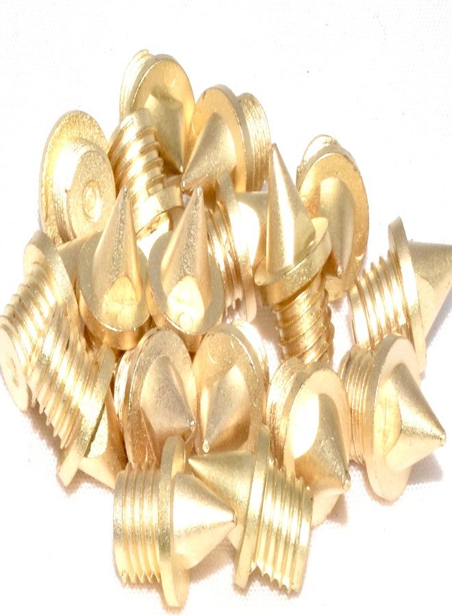 ecoSpikes 1/4 inch (6mm) Gold Stainless Steel Track and Cross Country Spikes - Image 1