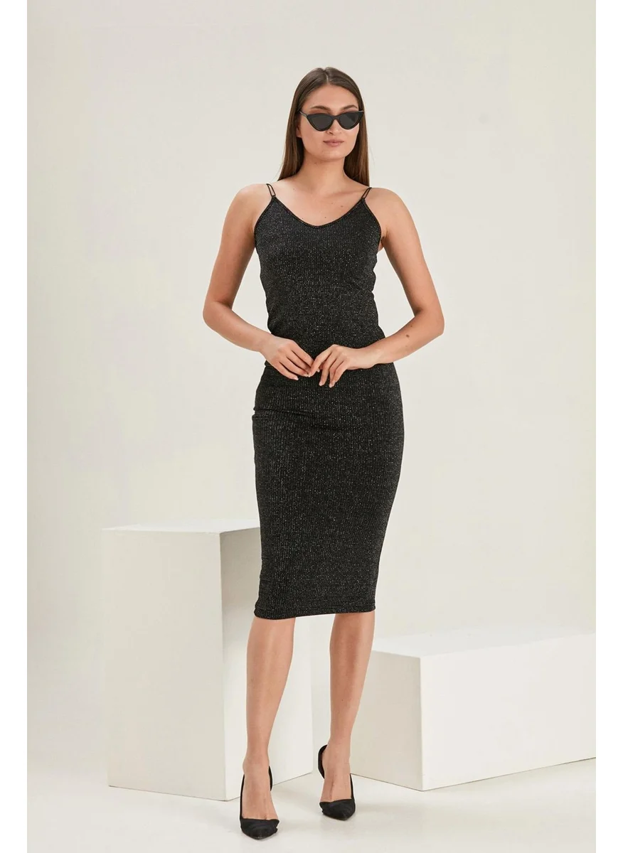 الكسندر جاردي Glitter Pencil Skirt (B22-40800)