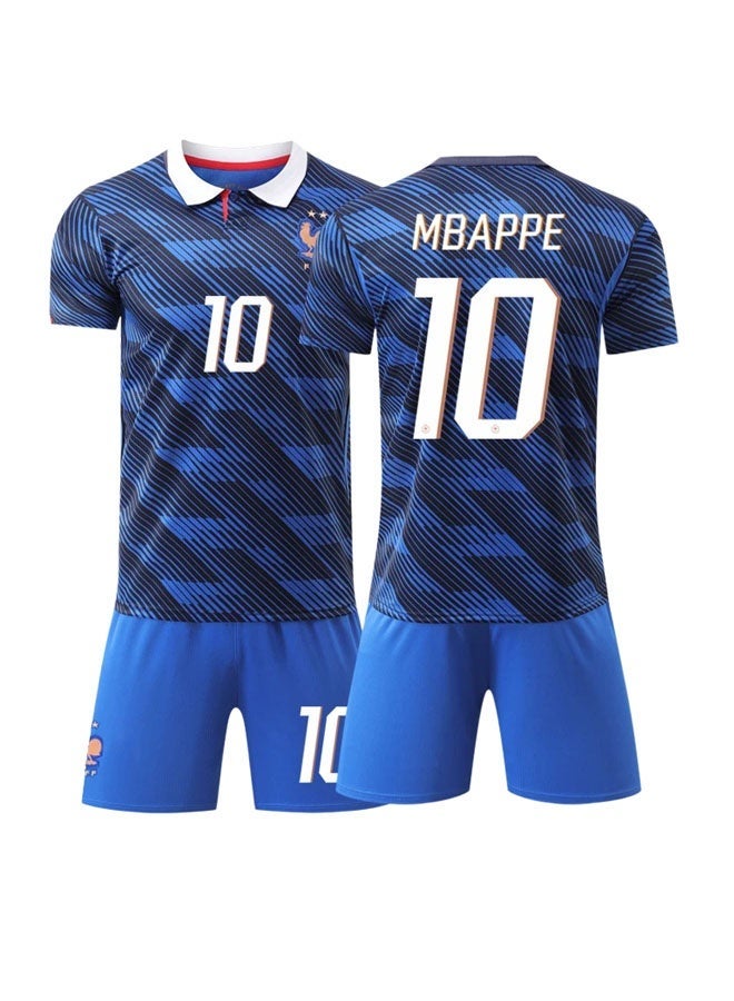 2026-2027 FIFA World Cup France Home Football Kit #10 MBAPPE, Jersey & Shorts Set, Kids & Adult Sizes, Perfect Gift for Football Fans - Image 1