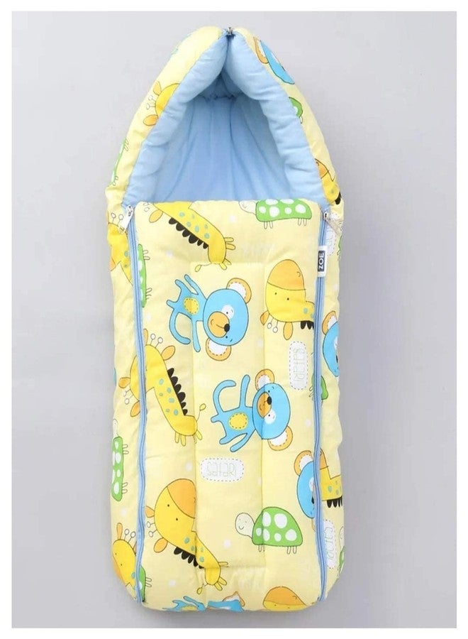 Fagva 2 in 1 Baby Cotton Carry Bag | Baby Bed Sleeping Bag | Portable Cotton Baby Bedding for New Born | for Baby Carrying & co Sleeping | Sleeping Bed (Multicolor) - Image 4