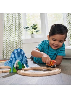 Adventure Tracks™: Dino World Stego Loop 17Pc. Wooden Train Track And Vehicle Play Set Gift For Ages 3+ - pzsku/ZC348F92F0AE365A4B4DDZ/45/_/1688193411/def36fc9-1e8a-4cd5-95b3-8cbbea14e8e8