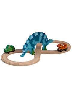 Adventure Tracks™: Dino World Stego Loop 17Pc. Wooden Train Track And Vehicle Play Set Gift For Ages 3+ - pzsku/ZC348F92F0AE365A4B4DDZ/45/_/1688193413/1fe99178-f416-44ba-b1fe-b61b79179601