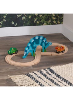 Adventure Tracks™: Dino World Stego Loop 17Pc. Wooden Train Track And Vehicle Play Set Gift For Ages 3+ - pzsku/ZC348F92F0AE365A4B4DDZ/45/_/1688193418/13e90dbf-03b8-4eca-ab28-4f5dad042686