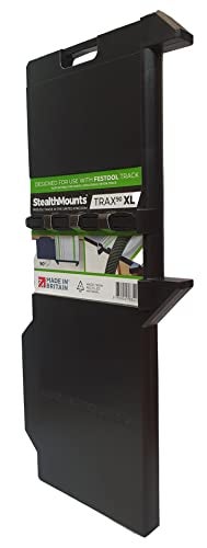 StealthMounts Trax90 XL Track Saw Square for Festool | 90° Right Angle Plunge Saw Guide Rail Angle Stop - Image 2