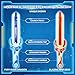 INFINITY NADO Battle top Set wth Arena 2 mini Sword Launchers for Beginners 2 Spinning Tops Game Toys Attack Battle Set Starter Pack for Kids Boys Girls 5 - Image 4