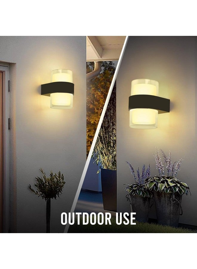Gesto جستو 10 واط ضوء LED مقاوم للماء لتزيين المنزل - مصباح حائط LED ثنائي الاتجاه | أضواء حائط خارجية فاخرة IP65 للشرفة، البوابة، الارتفاع، الحديقة، الفناء | ضوء حائط زخرفي - عبوة من 4 - Image 5
