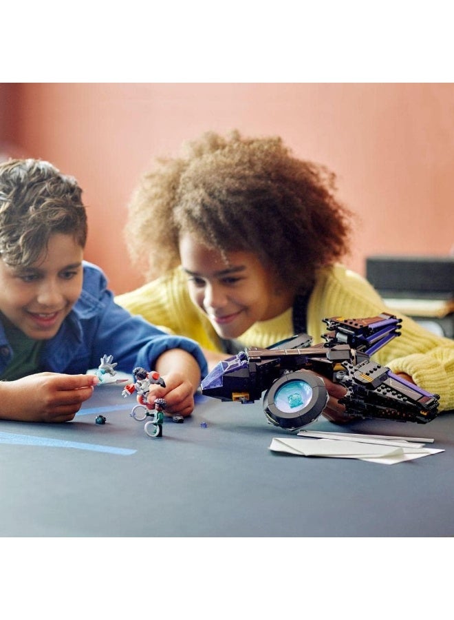LEGO 76211 Marvel Shuri's Sunbird, Black Panther Aircraft Buildable Toy Vehicle for Kids, Wakanda Forever Set, Avengers Superheroes Gift Idea - Image 5