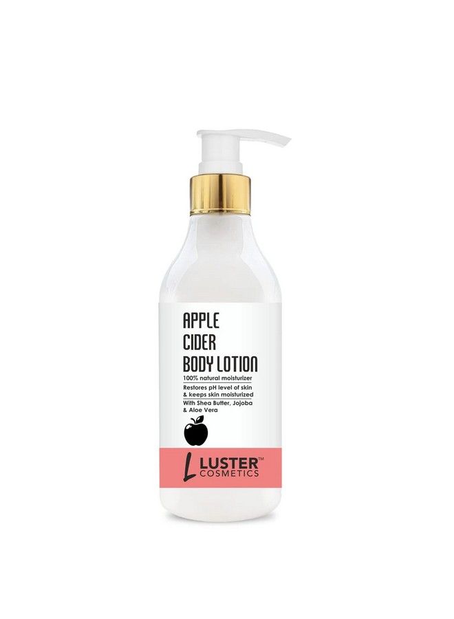 LUSTER Cosmetics Apple Cider Body Lotion ; Enriched With Aloe Vera & Jojoba ; Restores Ph Level Of Skin & Keeps Skin Moisturized ; All Skin Type ; Paraben Free 300Ml - Image 3