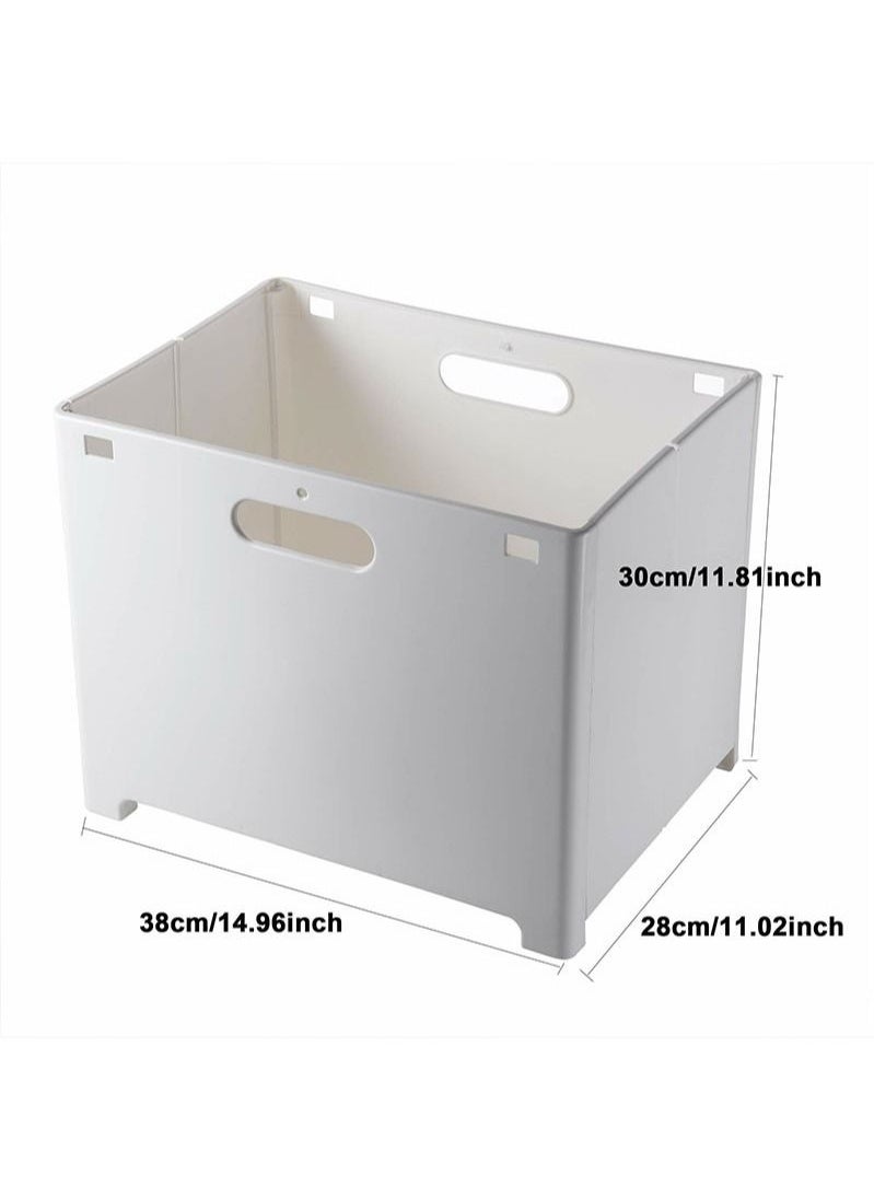 Folding Bathroom Laundry Basket Wall-mounted Dirty Clothes Storage Basket Household Laundry Bag Laundry Bathroom Organizer