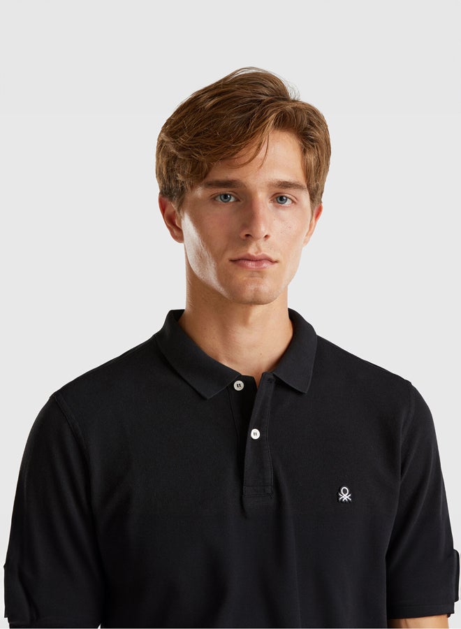 Benetton Long sleeve classic polo  - Image 3