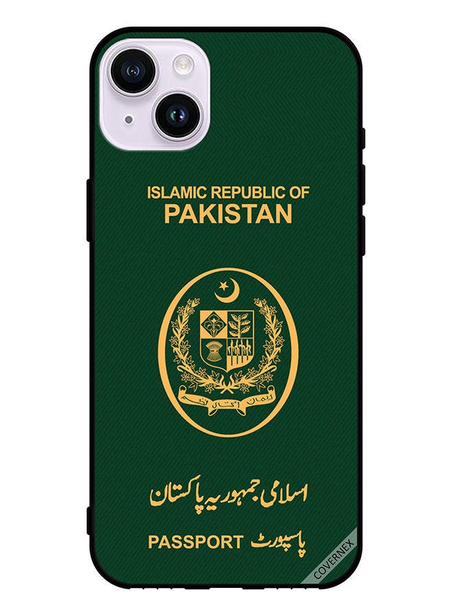 Covernex Protective Case Cover For Apple iPhone 14 Pakistan Passport Pattern - Image 1