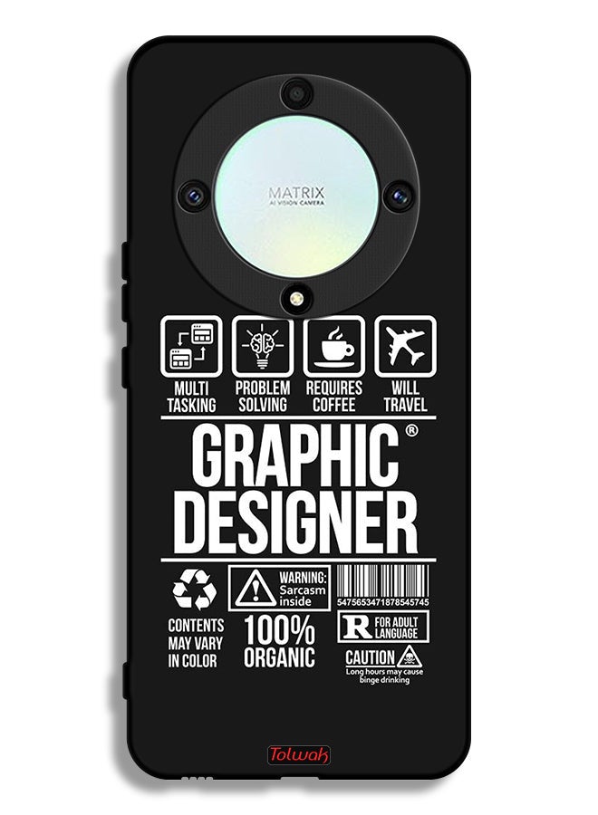 Tolwak Honor X9a Protective Case Cover Graphic Designer Sticker - Image 1