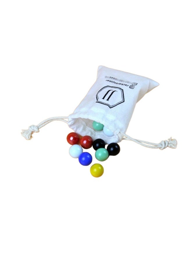 JACKAROOJOKER Jackaroo Joker Glass Marbles With Plastic Playing Cards For Jackaroo Board Game - Image 5