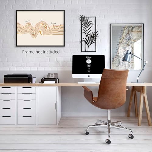 enttgo Modern Motivational Mental Health Posters Progress Is Not Linear Quote Wall Art Kids Therapy Canvas Prints for Counselor Office Wall Decor 12X16 inch Unframed - Image 4