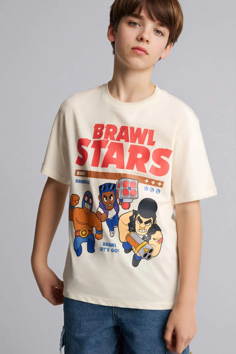 ديفاكتو Boy Brawl Stars New Regular Fit T-Shirt
