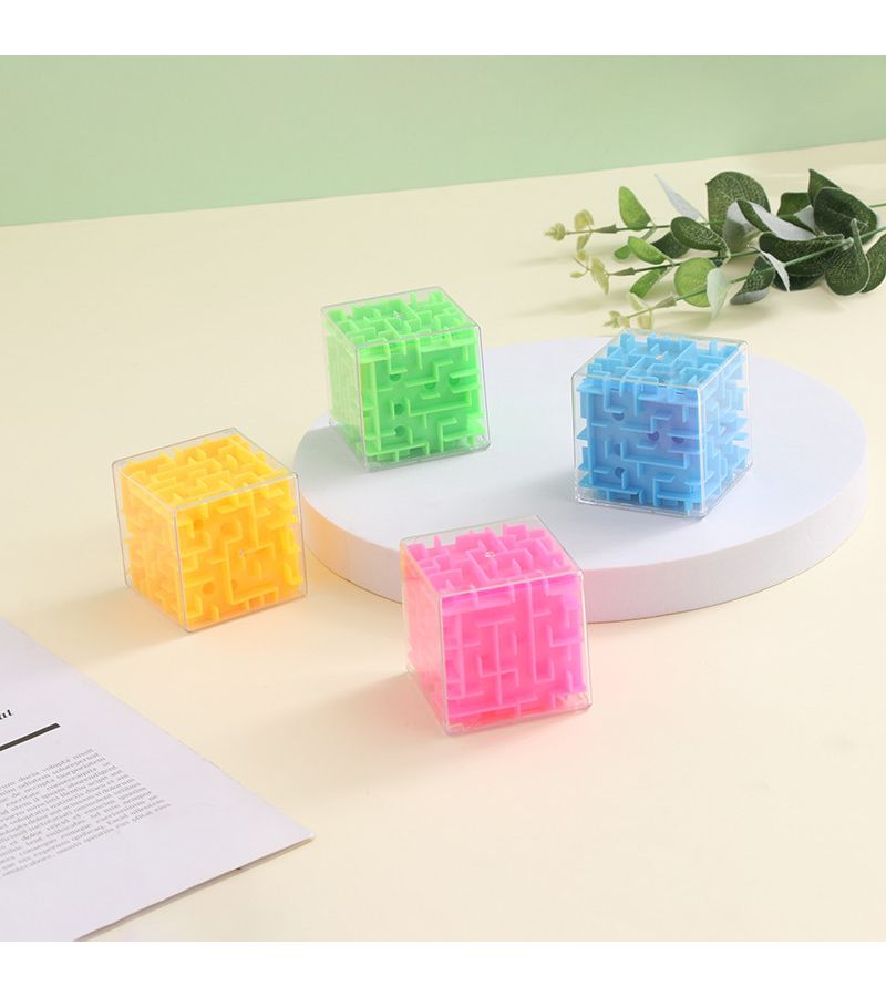 15Pcs Colorful 3D Maze Brain Teaser Puzzle Hand Game Stress Relief Novelty Gift - Image 3