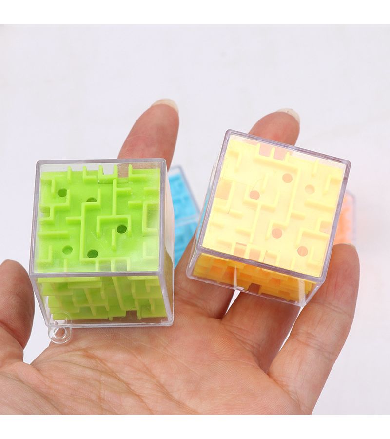 15Pcs Colorful 3D Maze Brain Teaser Puzzle Hand Game Stress Relief Novelty Gift - Image 4