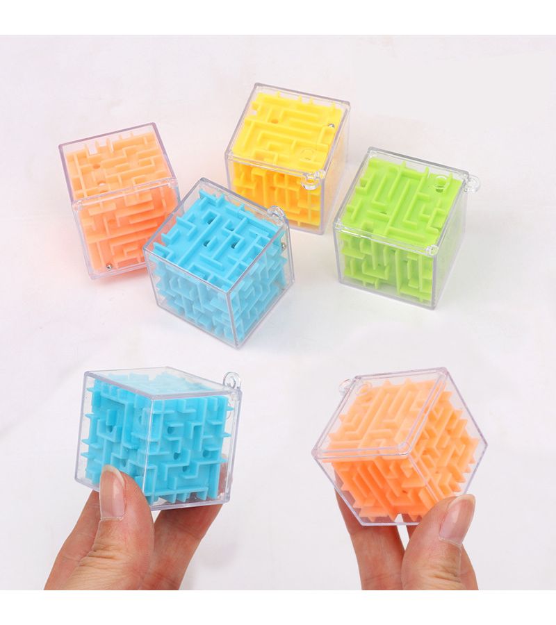 15Pcs Colorful 3D Maze Brain Teaser Puzzle Hand Game Stress Relief Novelty Gift - Image 5