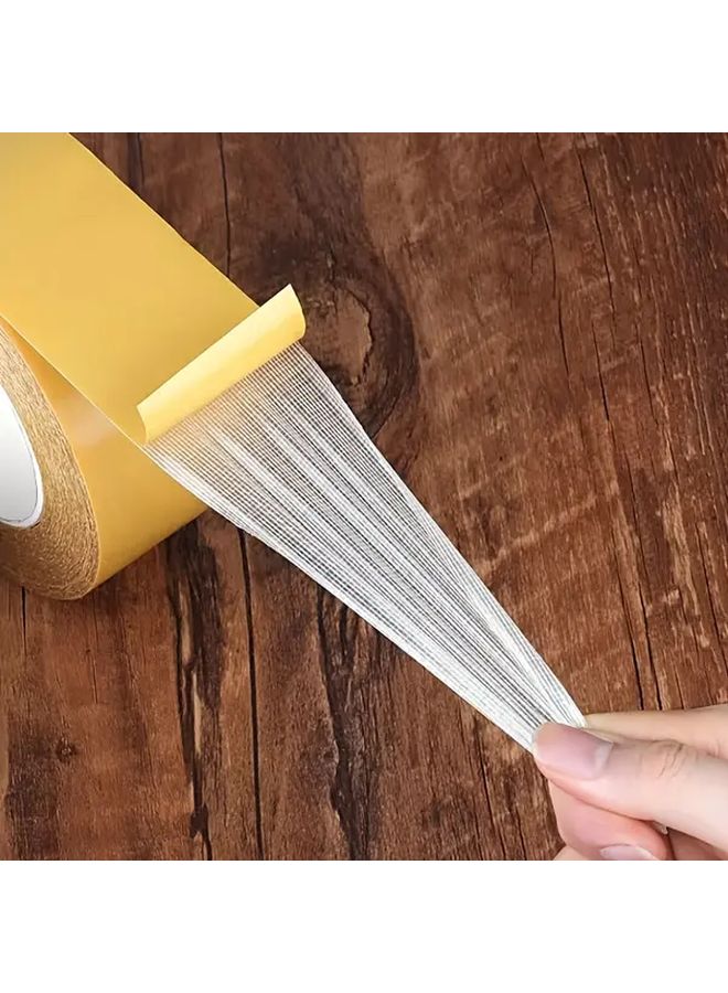 26 ملم × 500 سم شريط لاصق ثنائي الوجه ثقيل القوة شديد الالتصاق يزيل دون بقايا - Image 4