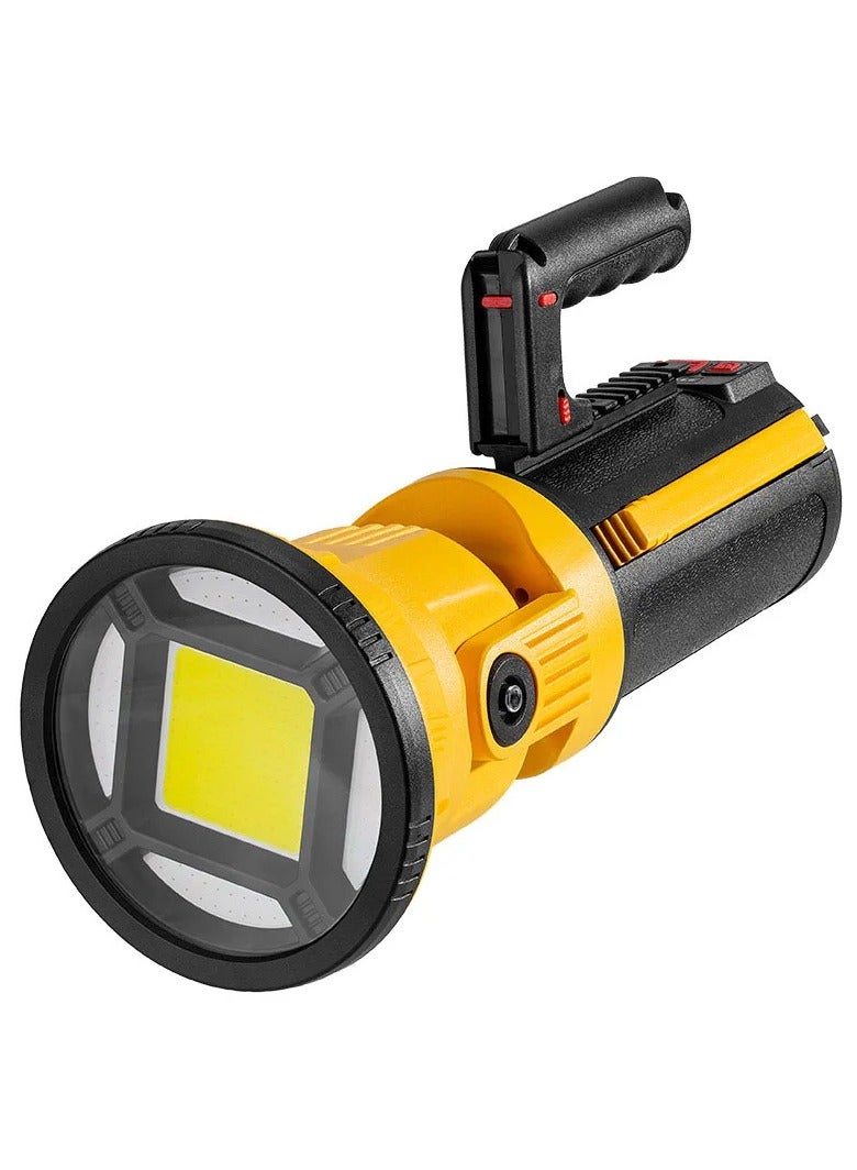 Waterproof Rechargeable Spotlight Flashlight 6000 Lumens Handheld Spotlight With Red Filter & Adjustable Stand 20Hrs Long Running Spot Light For Boating Hunting Fishing - Image 4