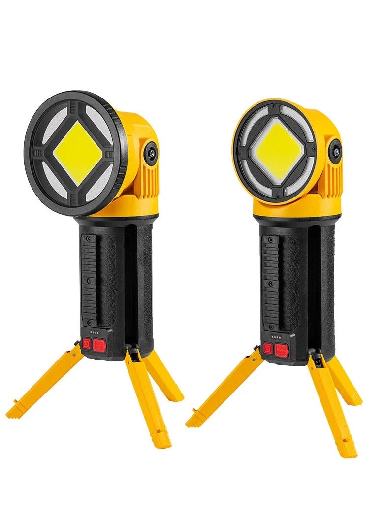 Waterproof Rechargeable Spotlight Flashlight 6000 Lumens Handheld Spotlight With Red Filter & Adjustable Stand 20Hrs Long Running Spot Light For Boating Hunting Fishing - Image 5