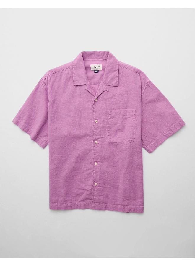 امريكان ايجل قميص كتان بأزرار للمسبح - Image 3