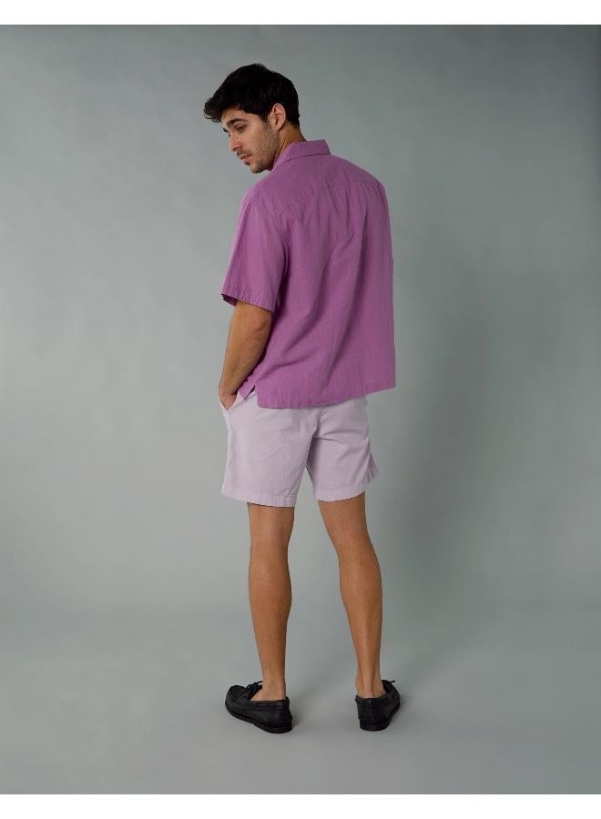 امريكان ايجل قميص كتان بأزرار للمسبح - Image 4