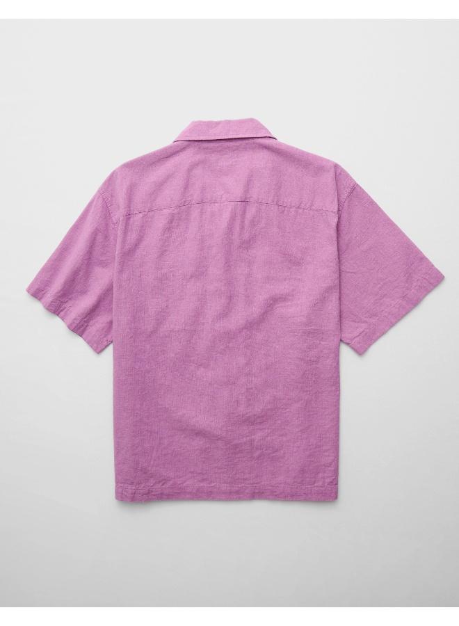 امريكان ايجل قميص كتان بأزرار للمسبح - Image 2