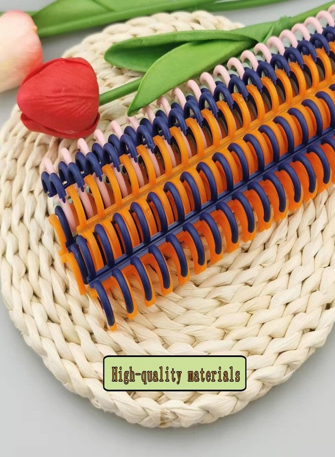 Markeny 20PCS Plastic Click Binding Combs Colorful Spiral Binding Coils 12mm Comb Binding Spines 30 Rings Binder Combs Kits, 30 Ring - Image 4