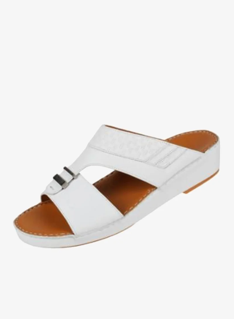 008-3724 Barjeel Uno Mens Arabic Sandals BS 38 White