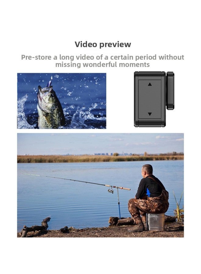Generic And 5K Super Clear Outdoor Sports Camera Riding Pocket Waterproof Camera Wholesale-Body Color:Two-in-one Remote Control Wireless Microphone  - Image 4