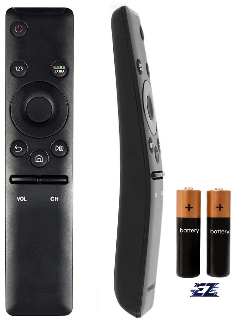 PopZa Remote Control for Samsung TV BN59-01259D 4K UA40 UA49 UA50 UA55 UA65 UA70 UA78 KU6300,KU6310,KU6310,KU6 with battery - Image 1