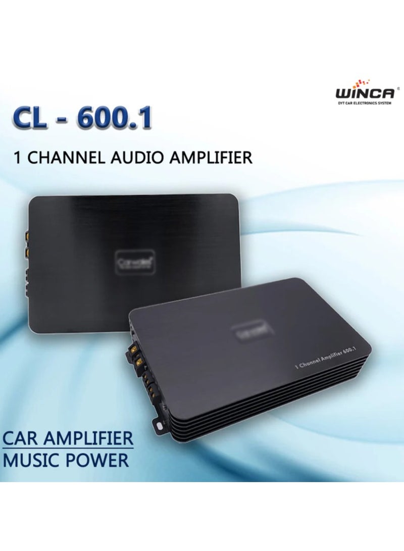 WINCA Car Audio Power Amplifier CL-600.1 Mono (2400W-600R) - Image 4