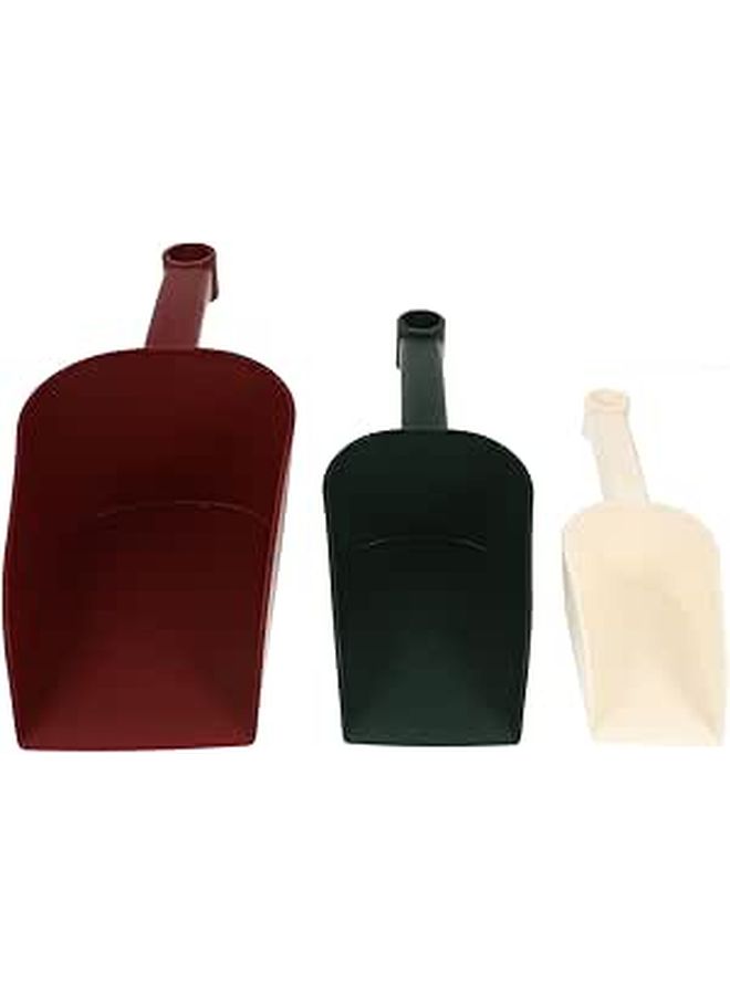 3 Piece Plastic Garden Shovel Set for Transplanting and Digging Small Medium Large - Image 1