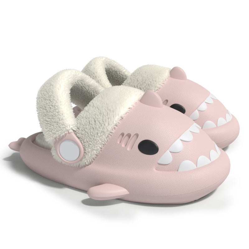 Winter Cotton Slippers with Removable Insole for Boys Pink 