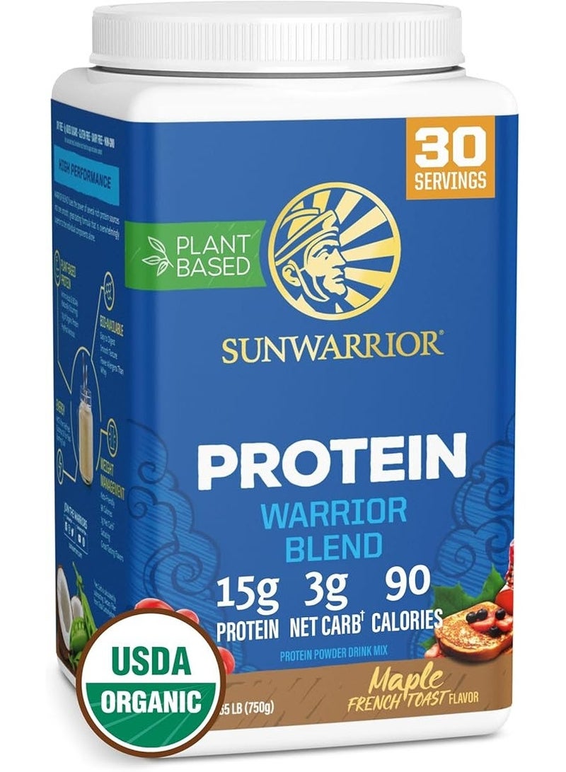 صن واريور Organic Plant Based Protein Powder 30 Servings - Image 1