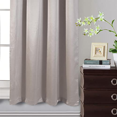 GLORY RUGS Window Panel with Attached Valance Curtain Bedroom Living Room Dining 42"X84" Grey - Image 4